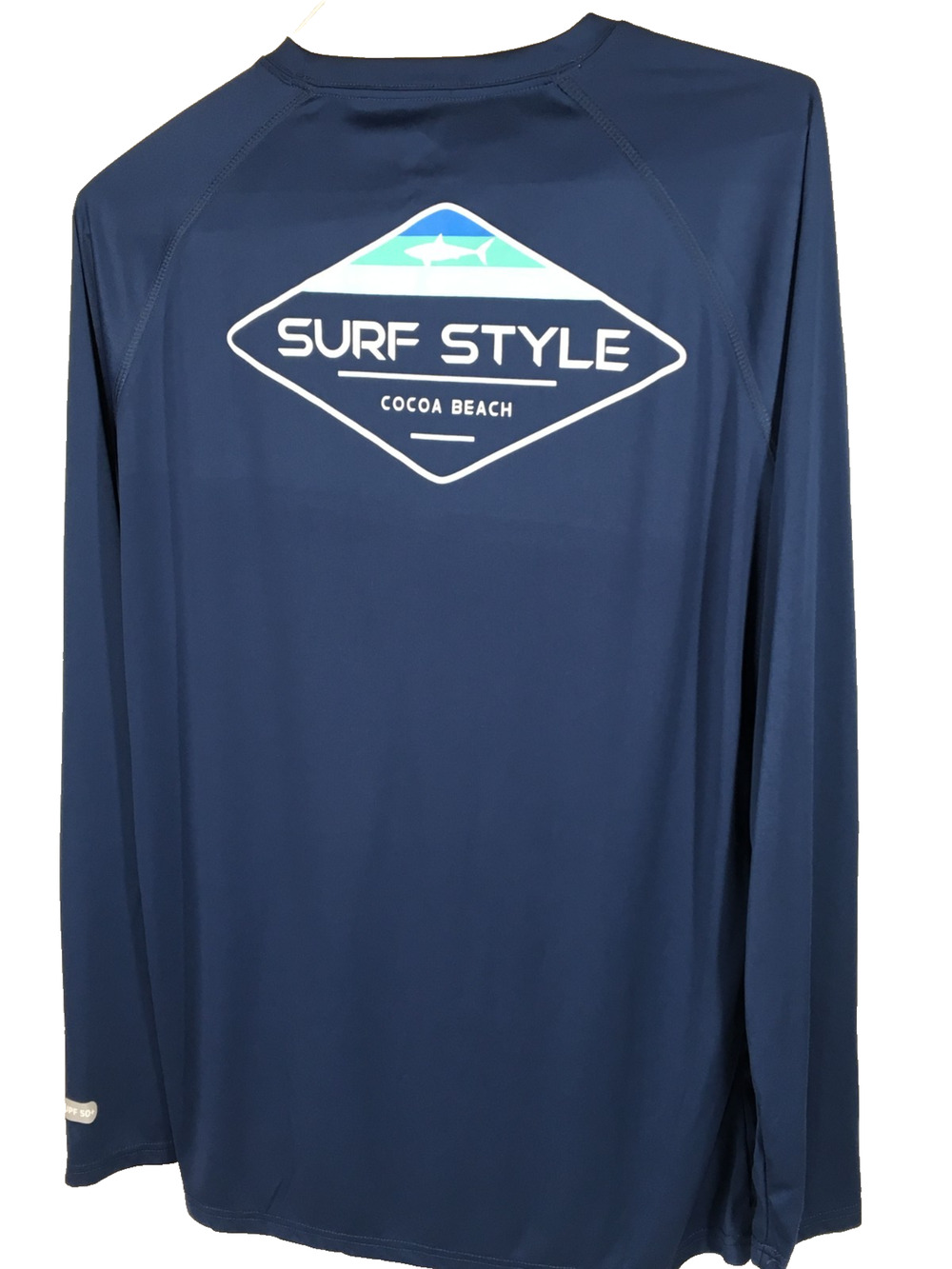 NWOT Surf Style Cocoa Beach FL Mens Long Sleeve UPF 50 T Shirt Size XL